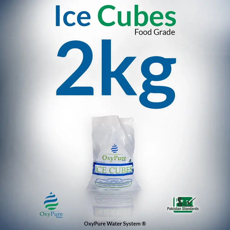 2kg ice cubes