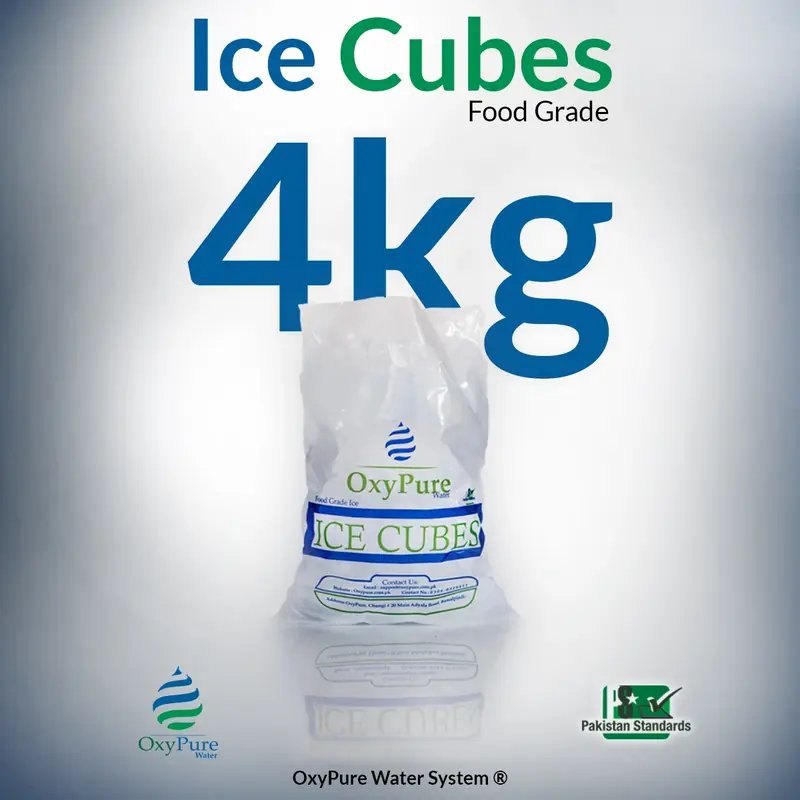 4kg ice cubes